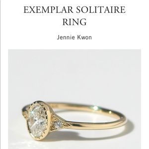 New Exemplar Solitaire ring by Jennie Kwon